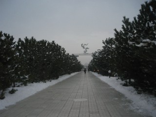 適度な寒さなら雪の中も散歩も楽しい^_^